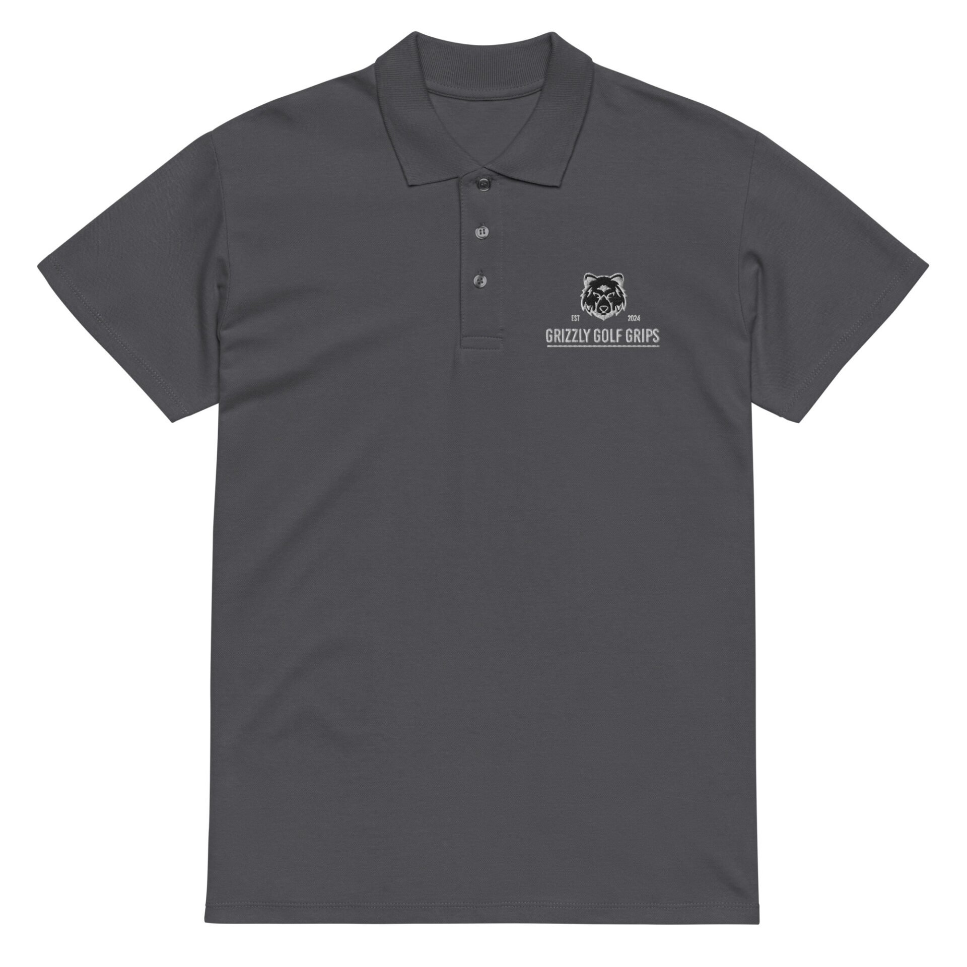 Grizzly Pique Polo Shirt - Inverted - Image 5